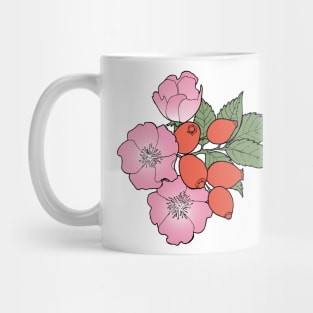 Dog Rose Mug